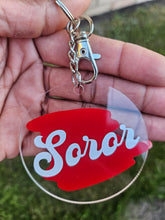 Load image into Gallery viewer, DST Soror Purse Charm/Keychain