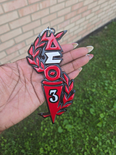 Custom Torch of Wisdom - Car Mirror Hanger