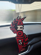 Load image into Gallery viewer, Custom Torch of Wisdom - Car Mirror Hanger