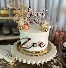 Load image into Gallery viewer, Age Acrylic Cake Toppers/Cake Charms (Double Layer)