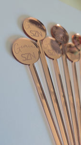 Personalized Drink Stirrers