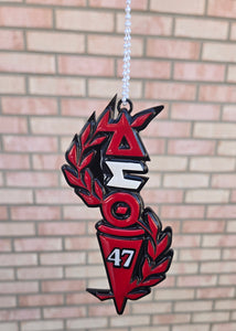 Custom Torch of Wisdom - Car Mirror Hanger