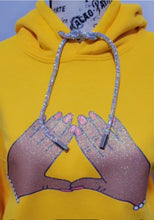 Load image into Gallery viewer, Mids &amp; Pearls Bling Hoodie