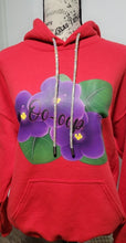 Load image into Gallery viewer, African Violet Bling Hoodie