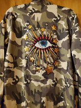 Load image into Gallery viewer, Statement Shirt Jacket (Camo)